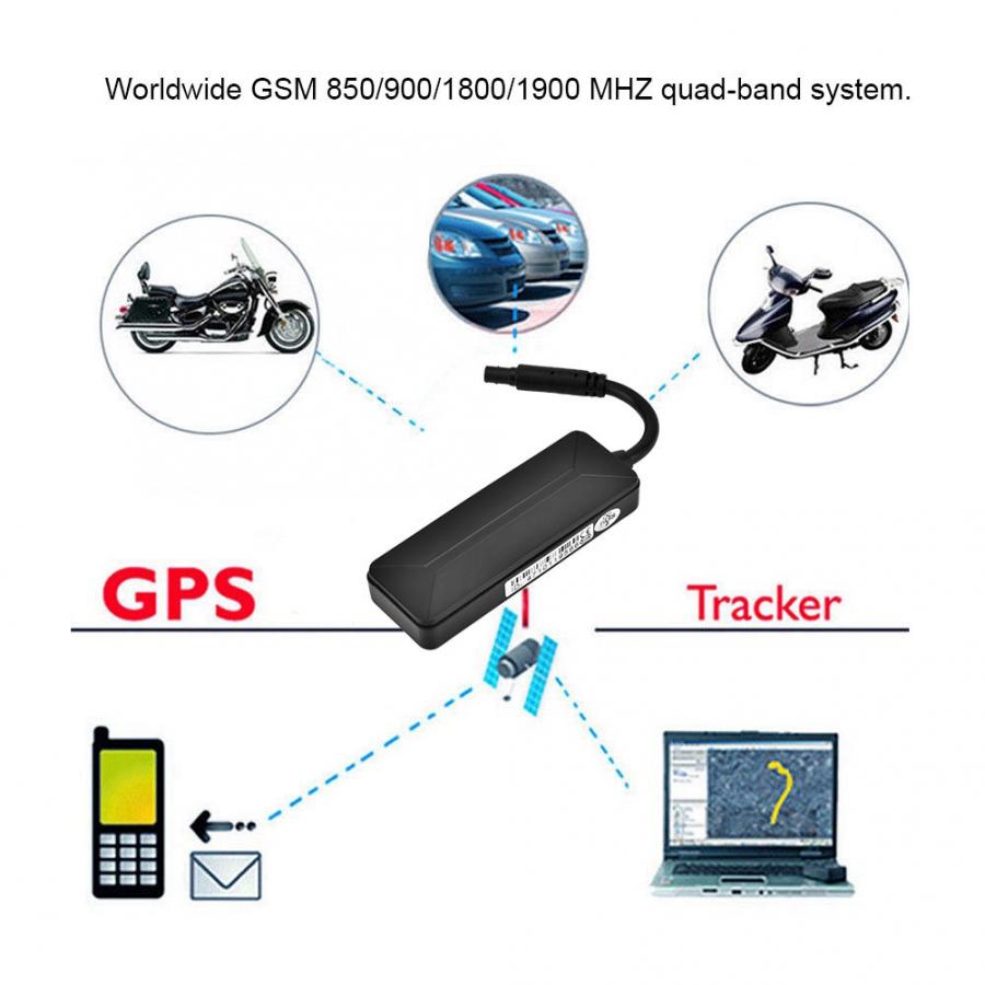 Black Mini GPS Locator Tracker Car Vehicle Real Time Anti-Theft Tracking Device