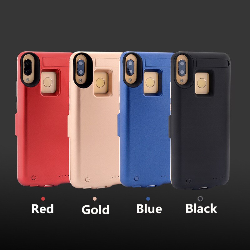 6500mah de alta qualidade ultra fino carregador rápido caso bateria para huawei honor play power bank voltar braçadeira bateria de carregamento capa