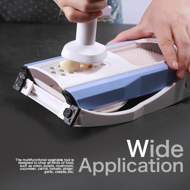 Mintiml Skillful Chef Multifunctional Vegetable Cutter Fruit Slicer Grater Shredders Drain Basket Slicers Gadgets Kitchen Access