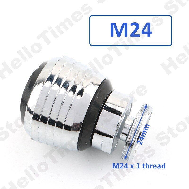 Messing 360 Rotate Swivel Kraan Nozzle Met Filter Water Kraan Adapter Tap Beluchter Diffuser Keuken Accessoires: M24