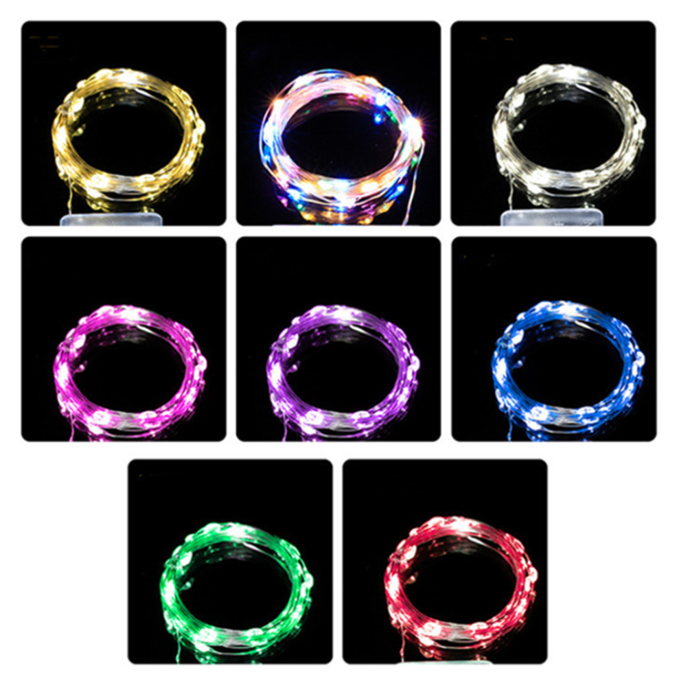 1M 2M 10M 20M 30M Kupferdraht LED Lichterketten Beleuchtung Fee Girlande für Weihnachtsbaum Hochzeit Party Dekoration