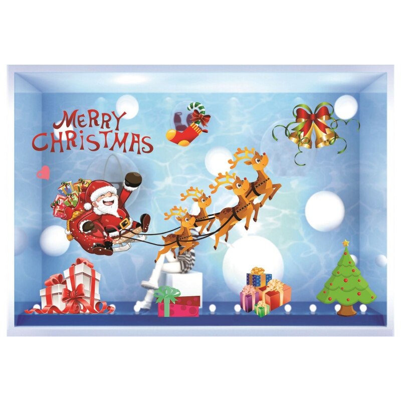 Weihnachts-Fotohintergrund 240x180 Cm – Winter-Wonderland Mit Schnee, Weihnachtsmann & Geschenken Für Party-Fotos