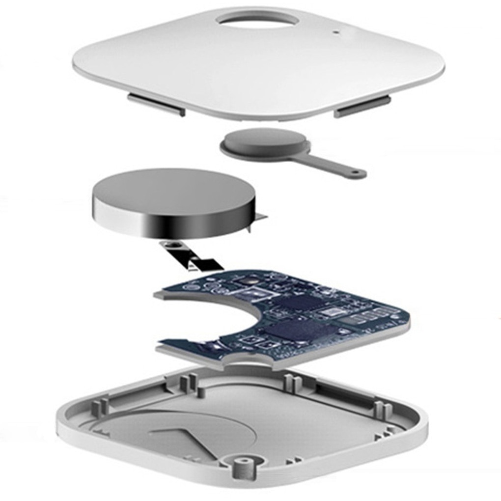 Bluetooth Square Smart Tracker Portable Locator for Car Kid Anti-Lost Bidirectional Alarm Reminder