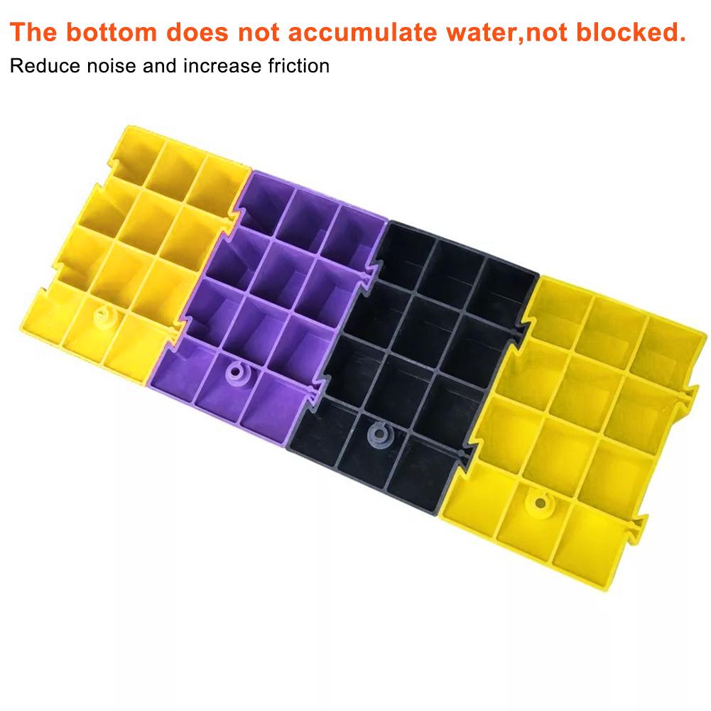 Portable Lightweight Plastic Curb Ramps Heavy Duty Plastic Threshold Ramp Kit Set For Car Bike Motorcycle With 16CM Height