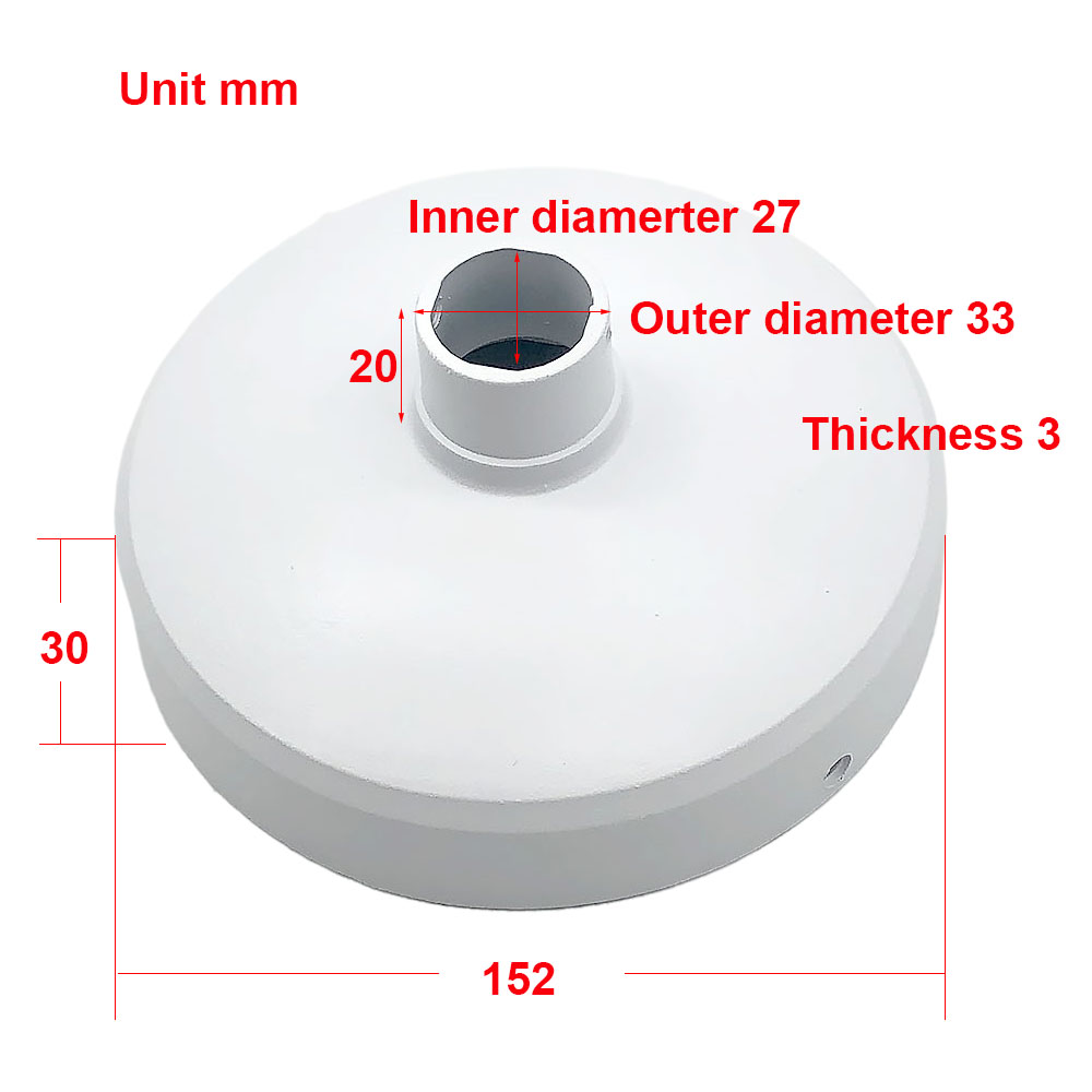 Surveillance Wall Mounting Bracket for Samsung Hikvision Dahua Dome Camera Outdoor Waterproof Extended Steady 180mm or 260mm
