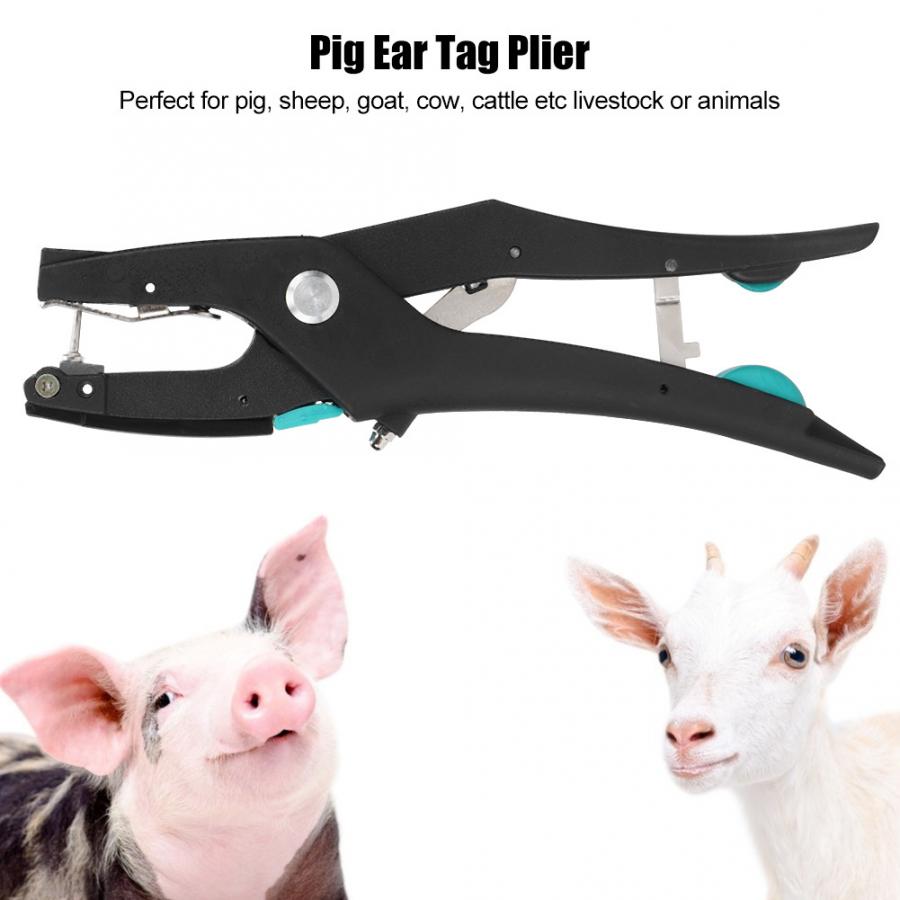 Øremærketang automatisk tilbageslag gris ko kvæg fjerkræ øremærketang applikator puncher tagger identifikationsværktøj