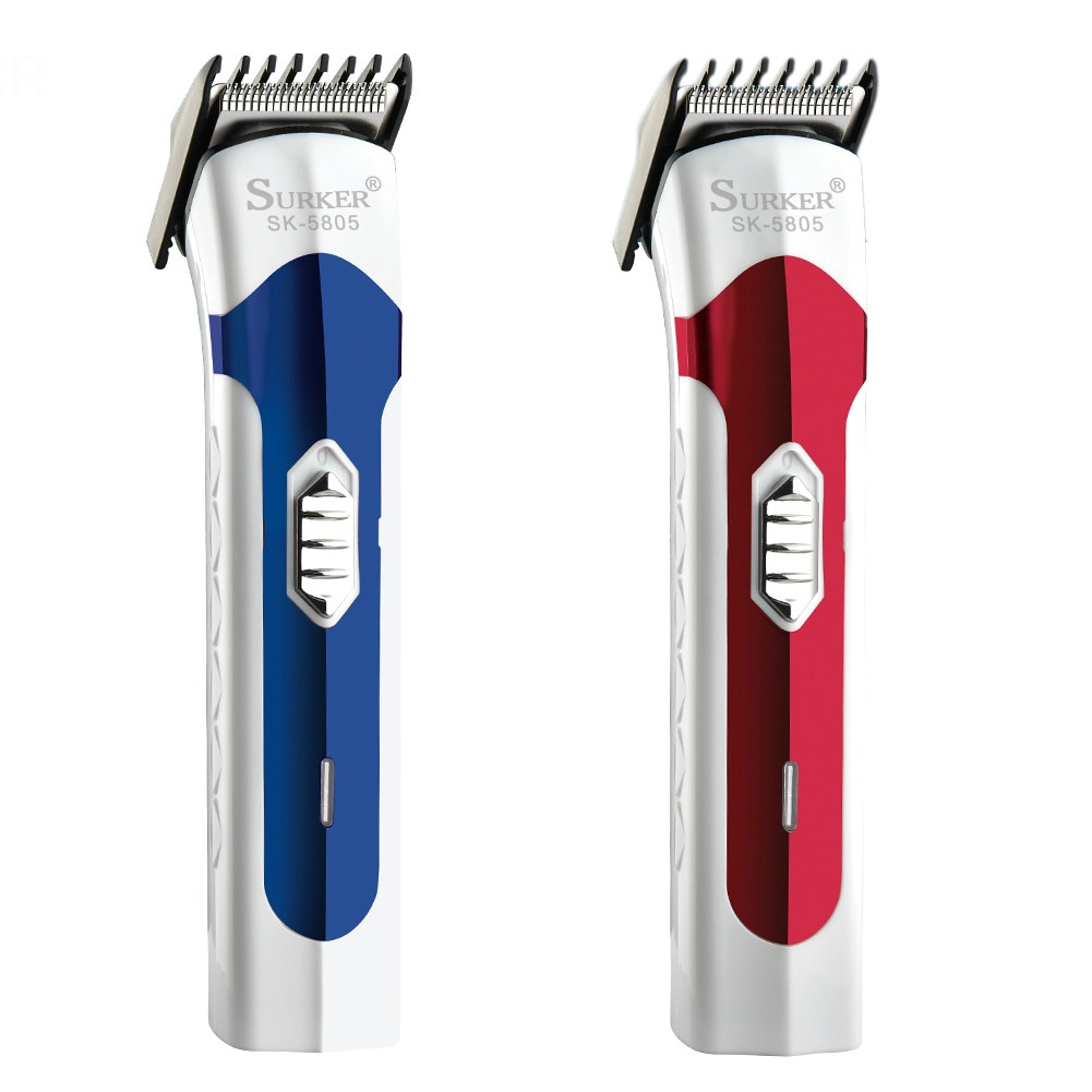SURKER SK-5805 Rechargeable Hair Clipper Men Electric Shaver Beard Trimmer Grooming Shaving Machine Hair Trimmer Cutter EU Plug