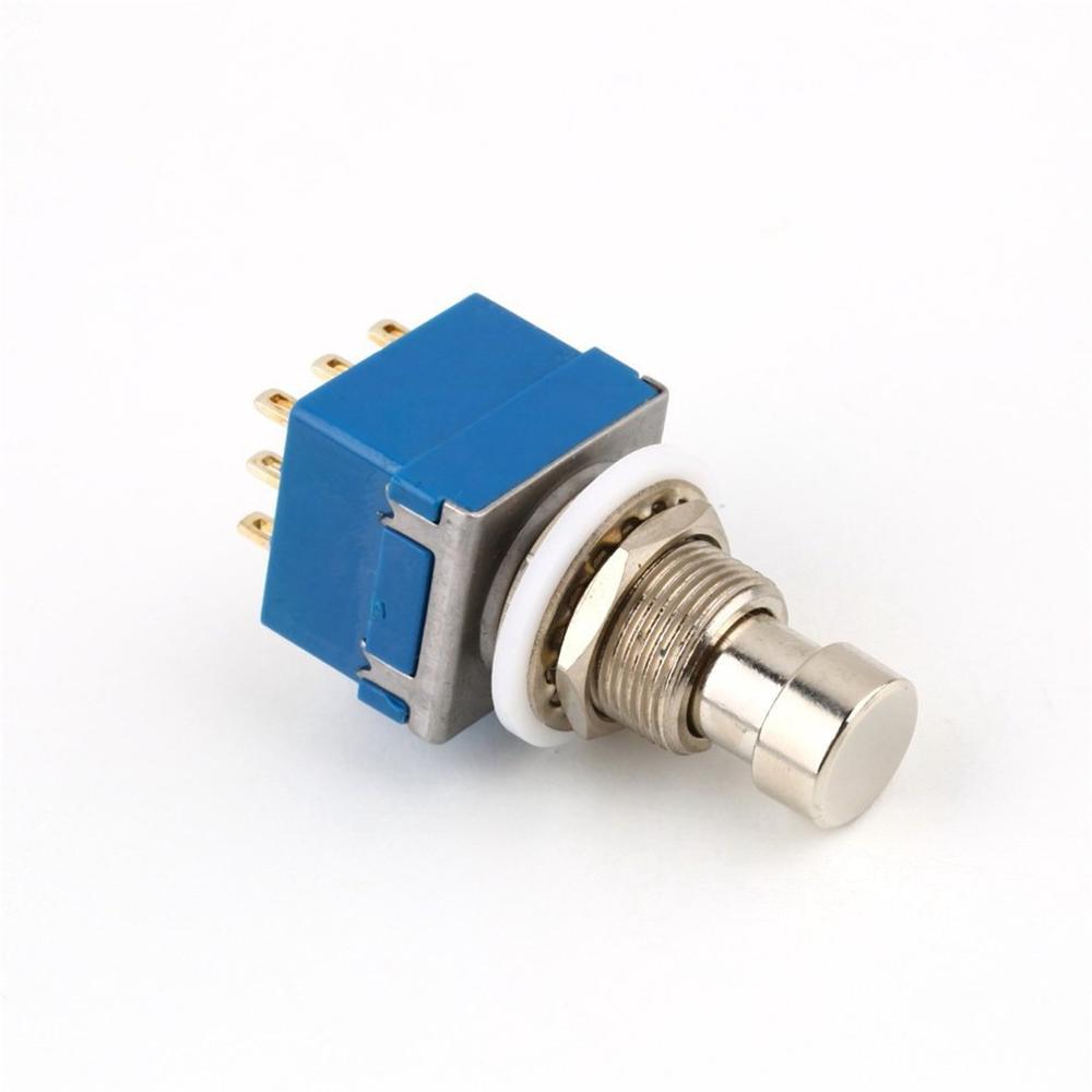 9-pin 3PDT Guitar Effects Pedal Box Stomp Foot Metal Switch True Bypass Guitar Accessories