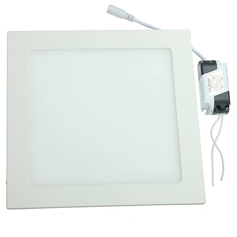 LED Downlight 3W 4W 6W 9W 12W 15W 25W AC110V 220V Ultra thin led ceiling recessed grid downlight slim round/square panel light: Warm White / 6w / black