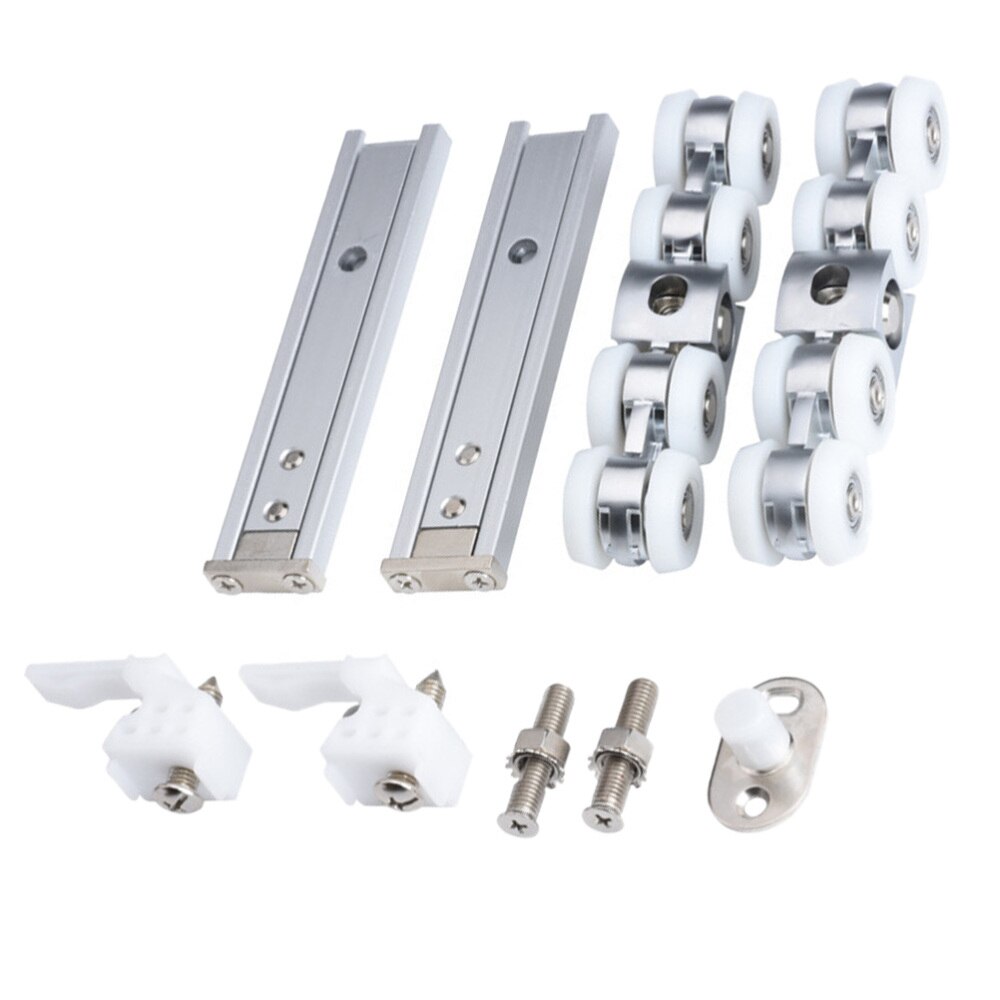 1 Set Durable Practical Door Track System Door Accessories Sliding Track Roller Track Roller for Store
