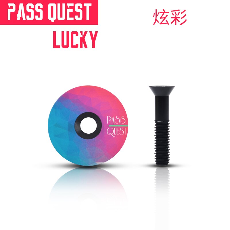 Pass Quest Fiets Headset Ultralight 6G Aluminium Bike Headset Mountain Road Mtb Fiets Top Cap Fit Op 1-1/8 Vork De Deksel: Dazzling