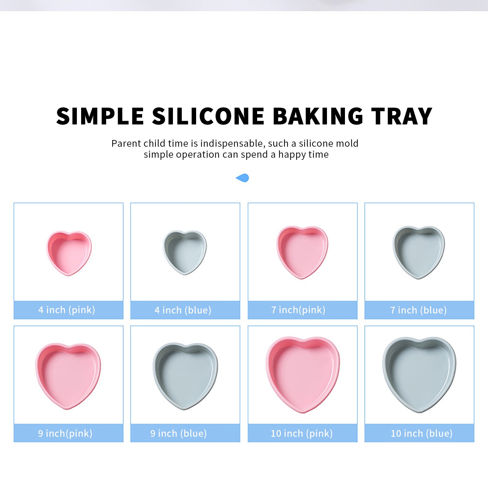 Bread Bakeware Multipurpose Rainbow Silicone Cake Mold Heart Layered Cake Pan Baking Mould Tools Kitchen Accessories bakvormen