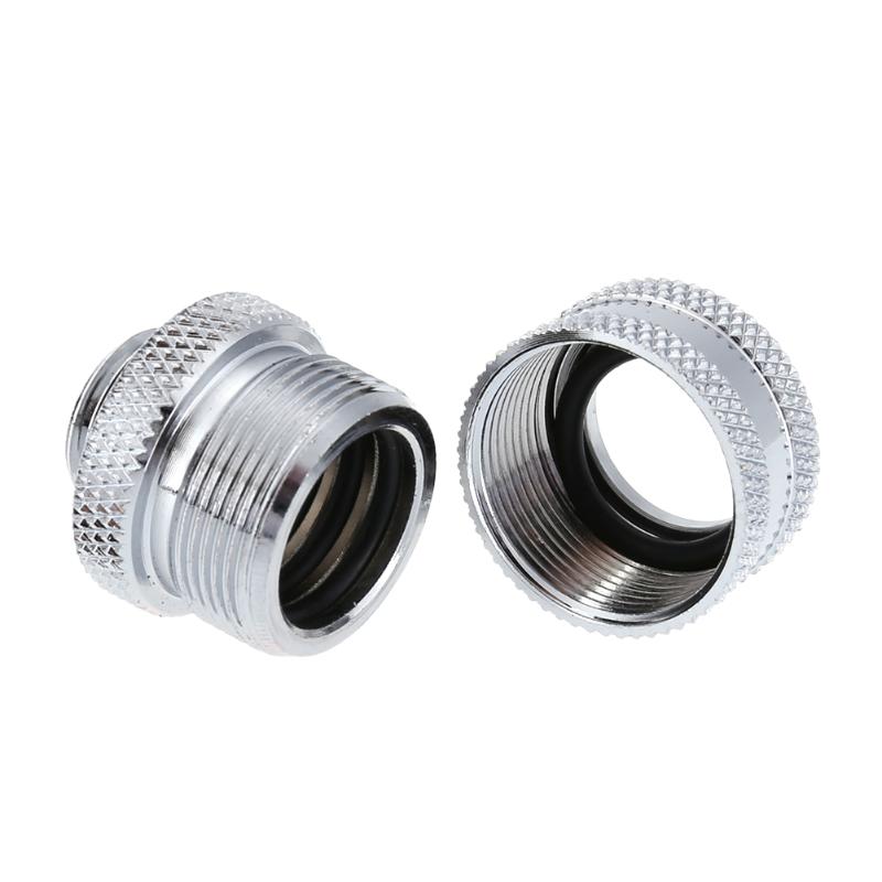 G1/4 14mm OD 4 Laps Hard Tube Quick Fitting Connector for CPU cooling fan PC Water Cooling system