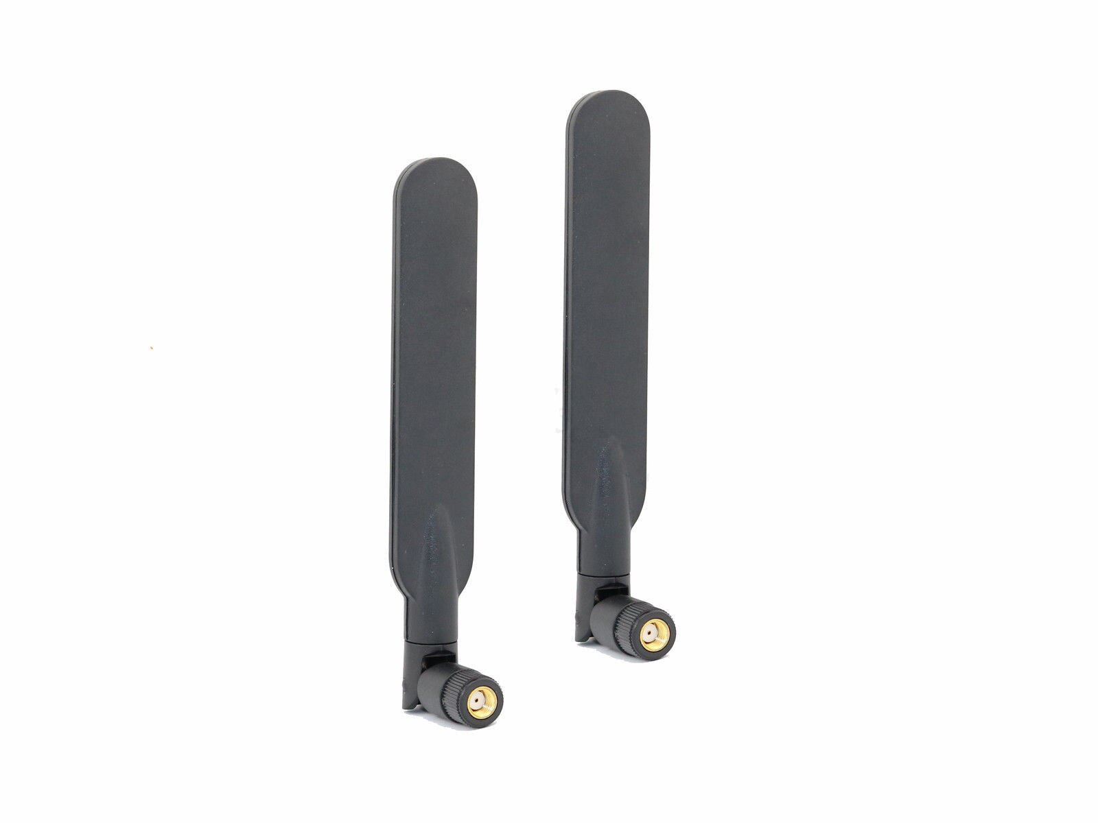 2pcs 6dBi Dual Band WiFi RP-SMA Antenna 2.4GHz 5GHz 5.8GHz Amped Wireless Router