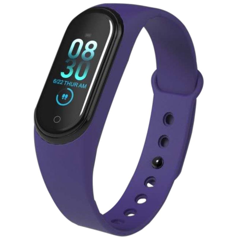Pulsera inteligente M4 a prueba de agua con sensores corporales y Bluetooth PK Mi Band 4: L