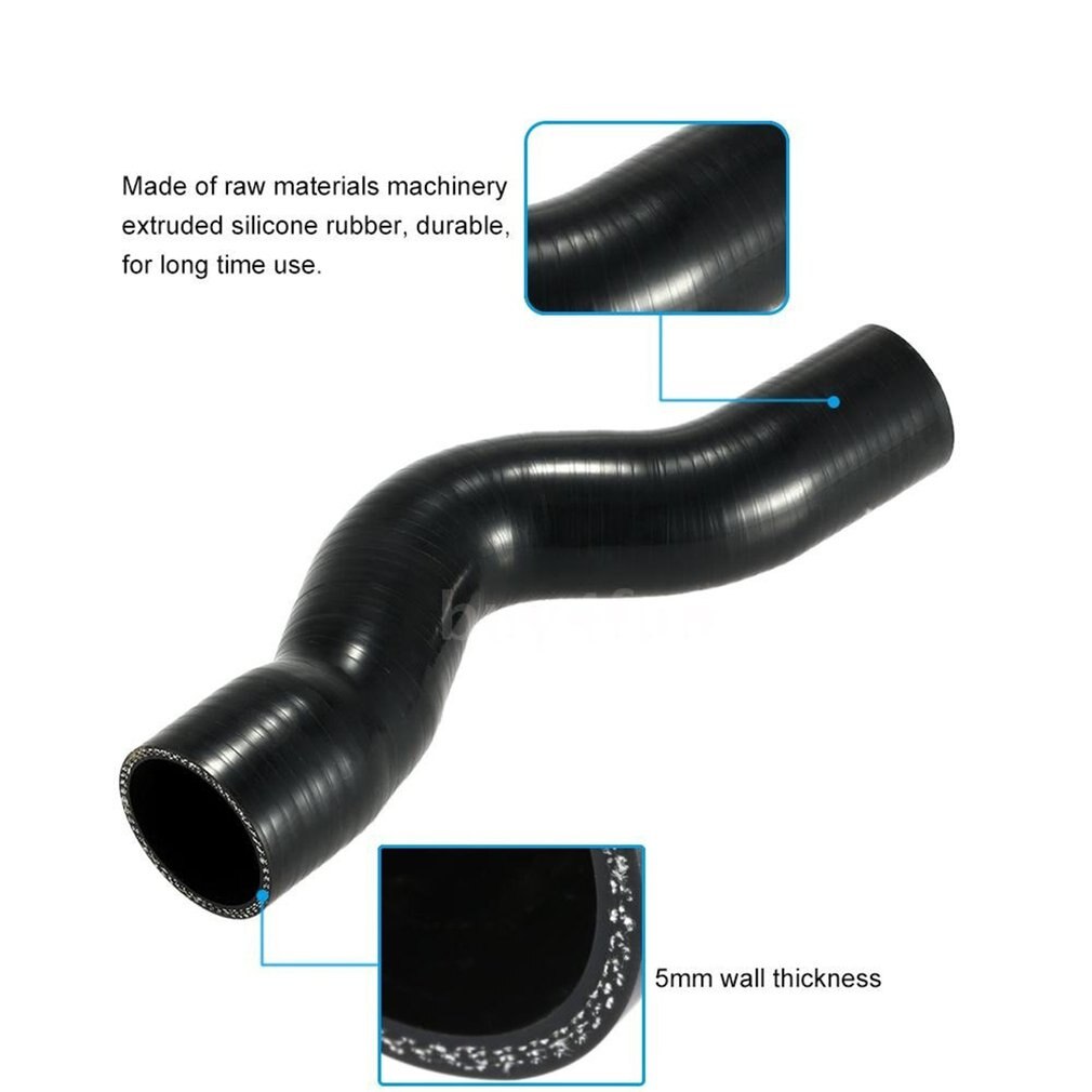 For FORD MONDEO MK4 TDCi 2.2 INTERCOOLER EGR SILICONE HOSE TURBO PIPE BLACK 1596810