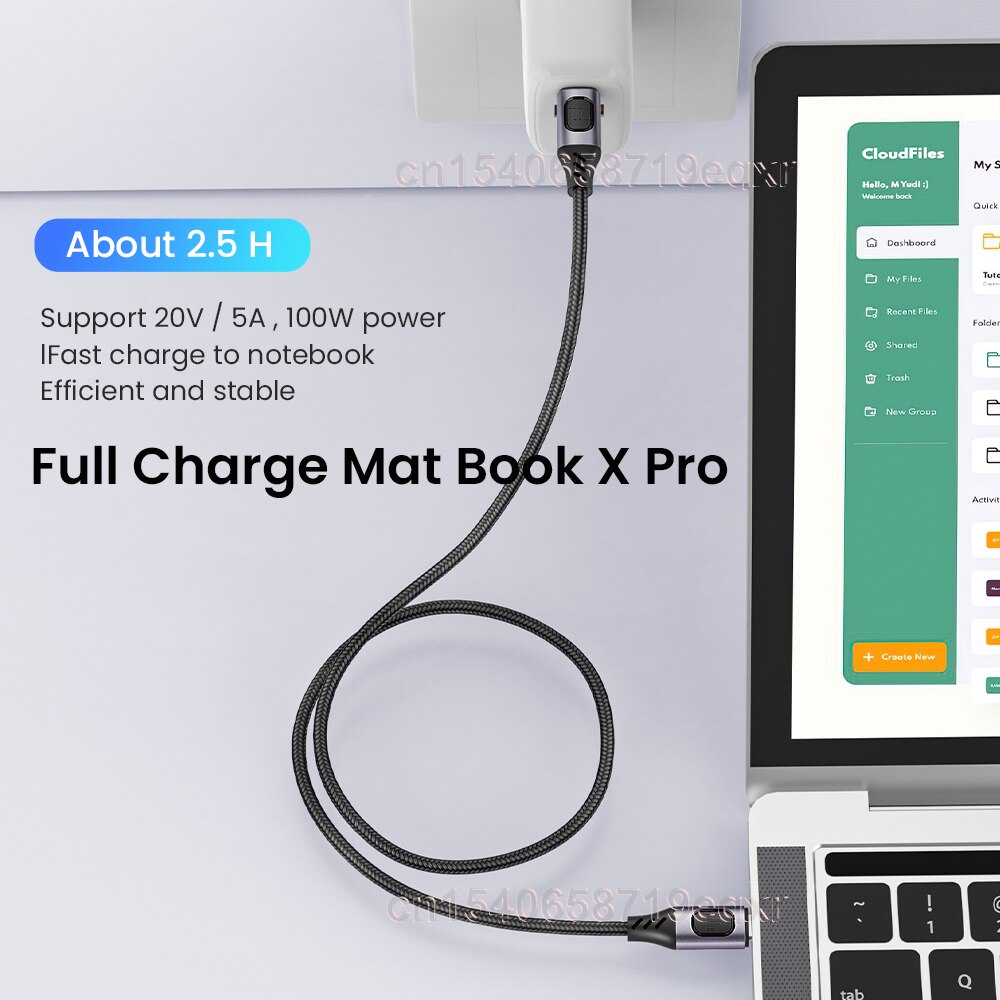 Pd 100W Type C Naar Type C Kabel 5A High Speed Transmissie Datakabel Type-C Snel Opladen kabel Voor Macbook Pro Samsung Huawei