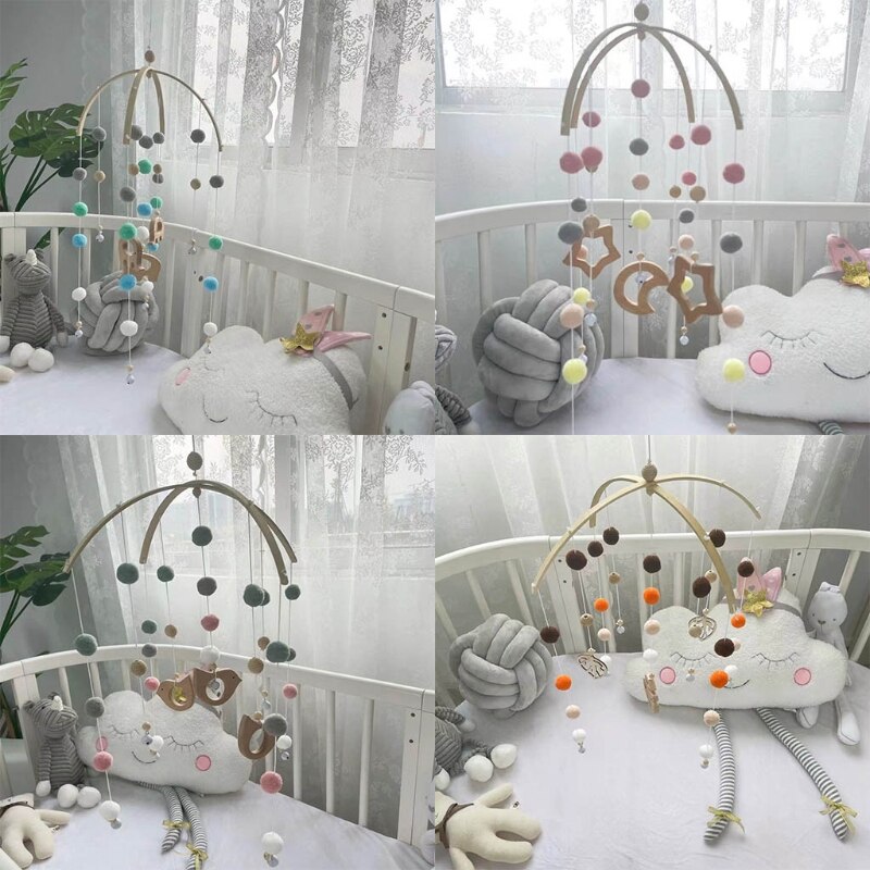 Baby Rammelaar Mobiele Wieg Speelgoed Bed Opknoping Pasgeboren Wind Bell Kinderkamer Decoratie N1HB