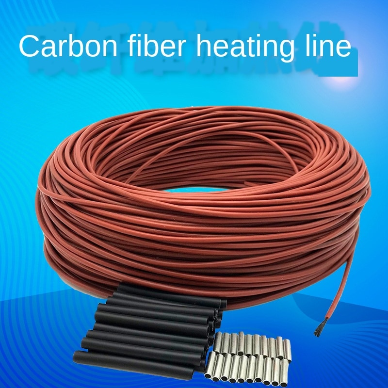 A basso Costo di Carbonio Pavimento Caldo Cavo di Filo di Riscaldamento in Fibra di Carbonio Elettrico linea diretta Nuovo Cavo di Riscaldamento A Raggi Infrarossi