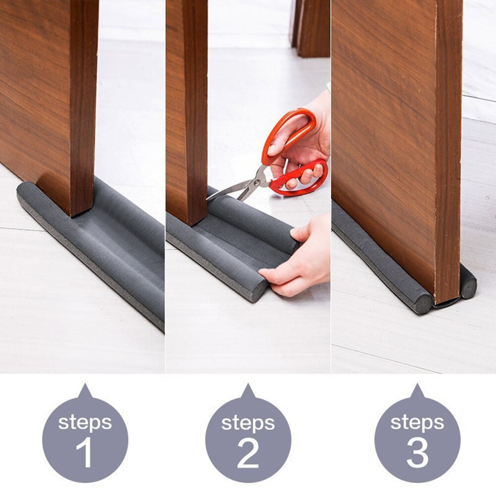 Flexibele Deur Bodemafdichting Strip Guard Wind Deur Blocker Sealer Stof Deurstopper Tochtstrip Guard Sealer Hardware