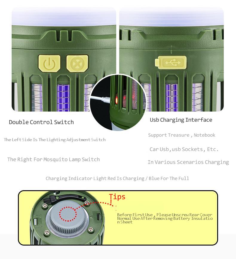 Naturehike 2020 nova barraca multifuncional matar mosquito lâmpada de acampamento tenda lâmpada iluminação portátil