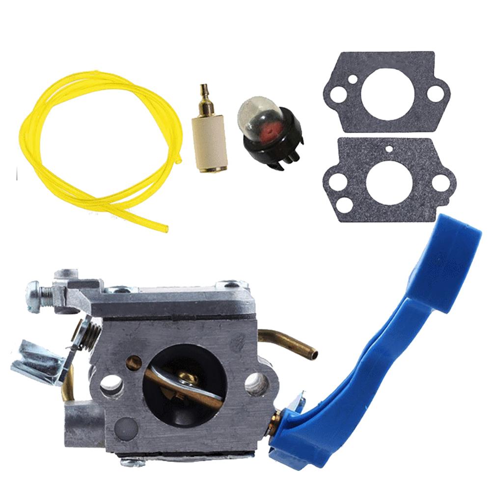 Carburatore Di Ricambio Per Soffiatore Husqvarna 125B, 125BX, 125BVX E Poulan - Kit Completo Con Guarnizioni, Bulbo E Tubi (Sostituisce 545081811)