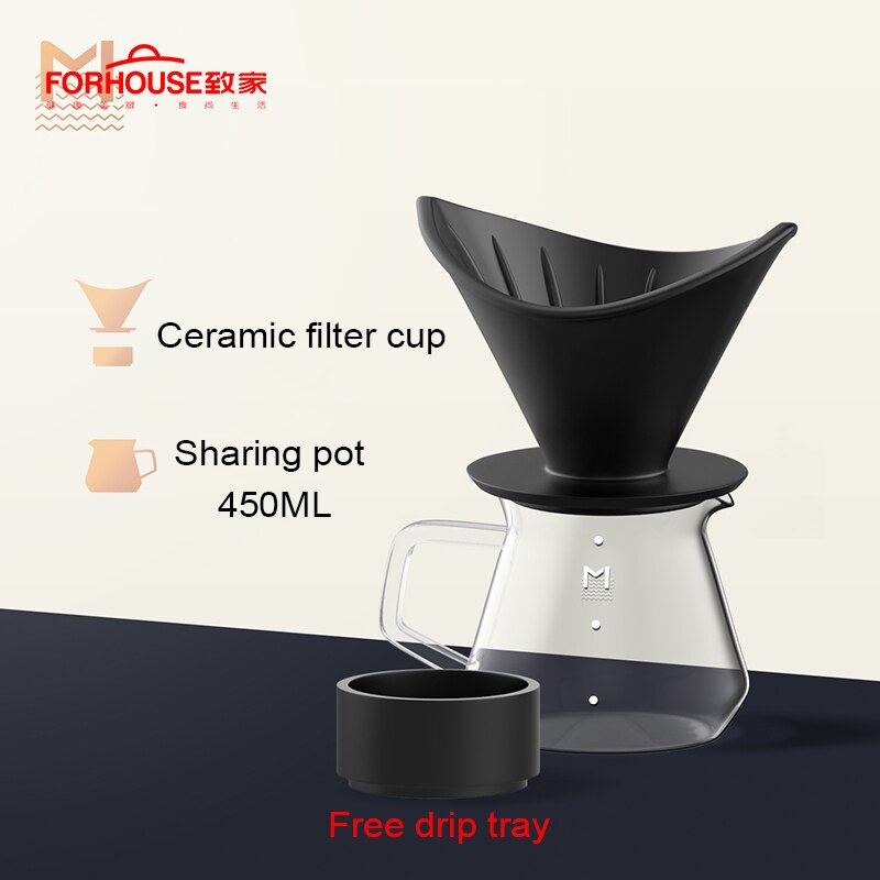 Ensemble bouilloire café théière à col en cygne | Bouilloire en verre résistante aux hautes températures cafetière cafetière en verre, Machine à café expresso, ensemble de filtres: 4