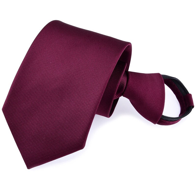Corbatas con cremallera 8cm corbata Formal clásica de negocios para hombre corbata de boda 8cm Corbata a rayas vestido con camisa de Accesorios: Y8103CX