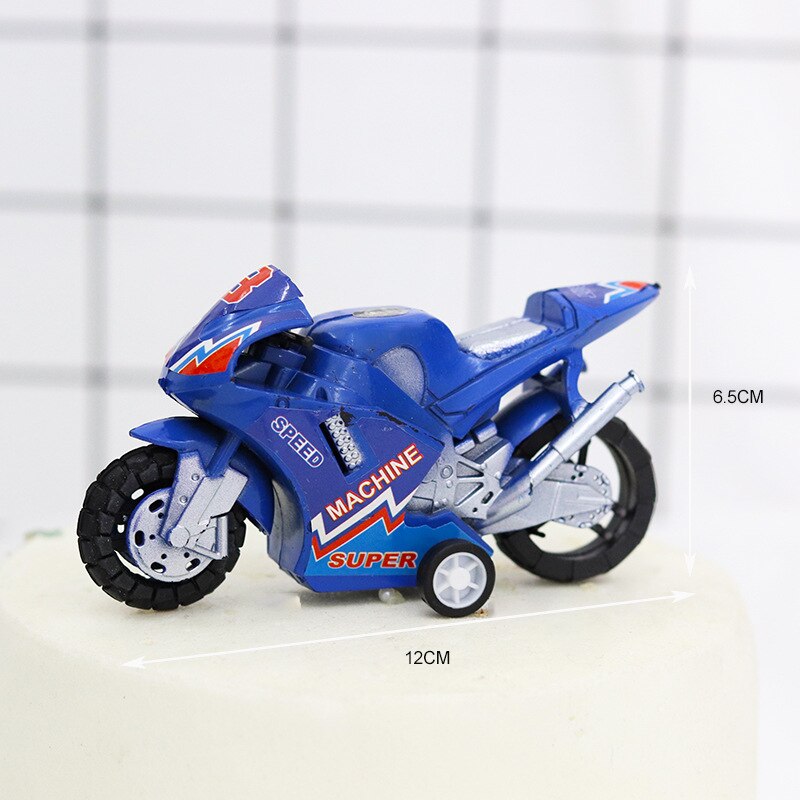 Verrückte Magie Finger Kunststoff Motorrad Modell Simulation Biegen Straße Mini Rennen Spielzeug Erwachsene Sammlung