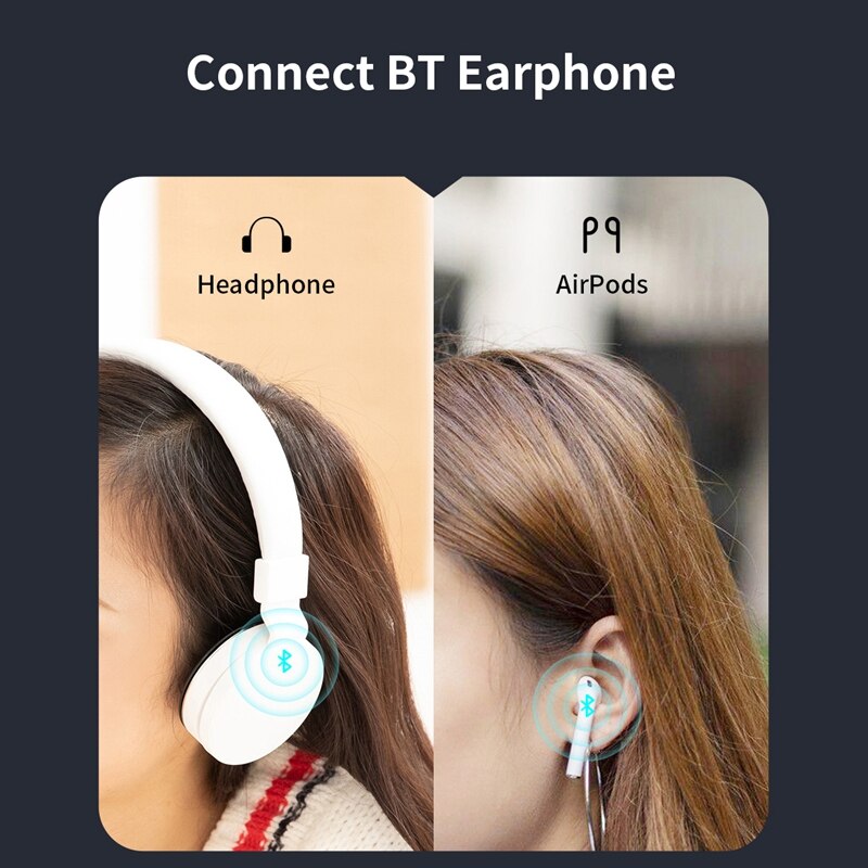 B02 Bluetooth Adapter Mini Wireless Portable USB Bluetooth 5.0 Receiver Transmitter