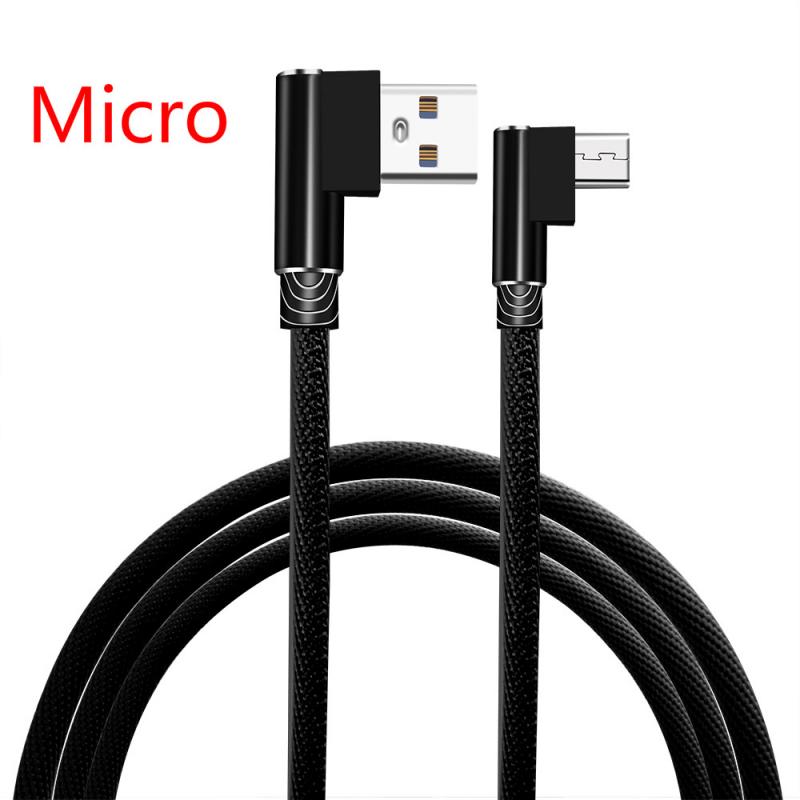 2 Usb Autolader Digitale Display Sigarettenaansteker Opladen Adapter Voertuig Verlichting Converter Micro Usb C Type C Kabel TXTB1: 1M Micro Black