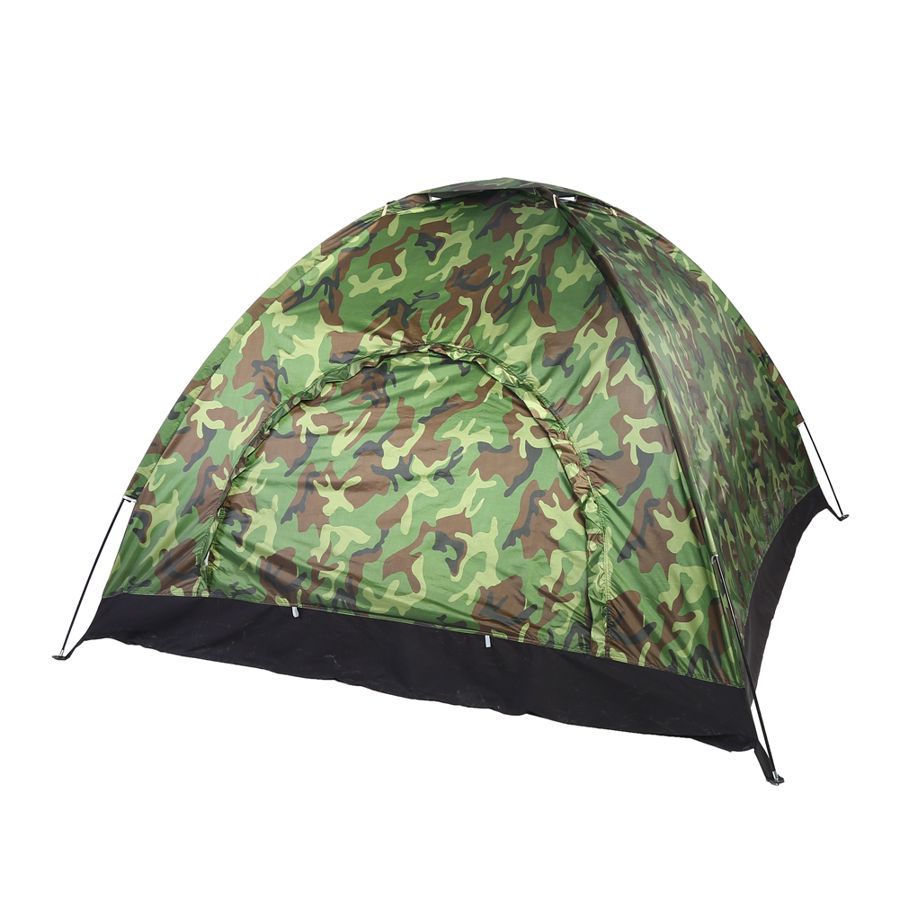 Kamouflage Campingtält - Ultralätt - 3-4 Personer - Utomhus - Vattentätt 1500mm - Aluminiumlegering