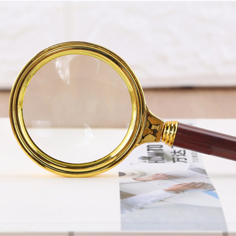 10X Portable 60mm Handheld High Definition Reading Magnifier Glass Eye Loupe Magnifying Glass Magnifier for Reading Jewelry