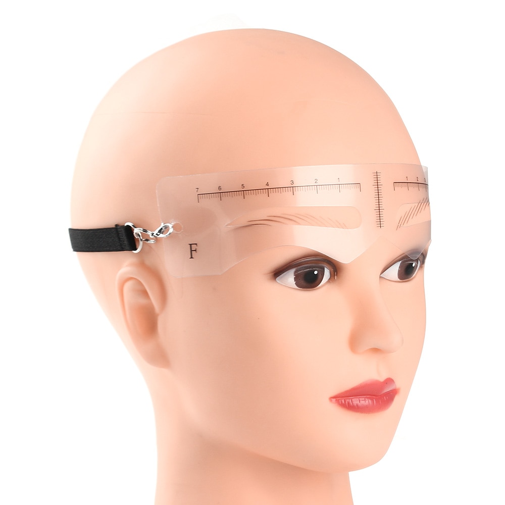 10/12Pcs/Pack DIY Eyebrow Shaper Template Eyebrow Grooming Shaping Stencil Kit Brow Stencils Card Makeup Acces