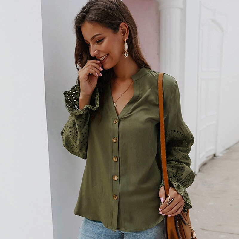 Blusa de otoño para mujer, blusa suelta de gran tamaño, blusa para mujer, Blusas de otoño