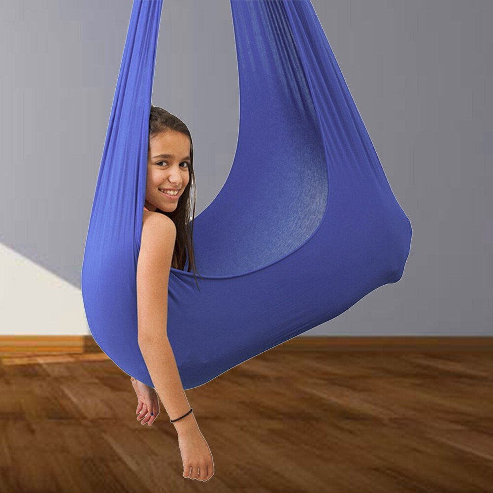 Elastische Cuddle Hangmat Thuis Kids Kinderen Aspergers Indoor Therapie Swing Nylon Balance Met Speciale Behoeften Installeren