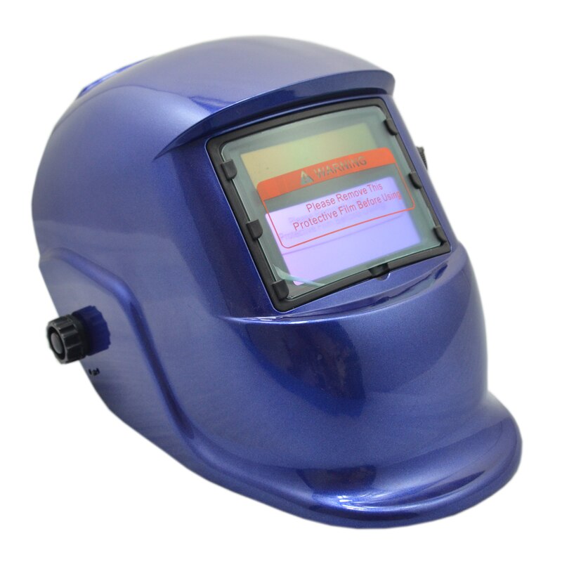 Batteria di ricambio blu protezione Casco di Saldatura Automatica Oscuramento Rettifica Maschera di saldatura tig optech prezzo di fabbrica HS04 (2233FF) Y