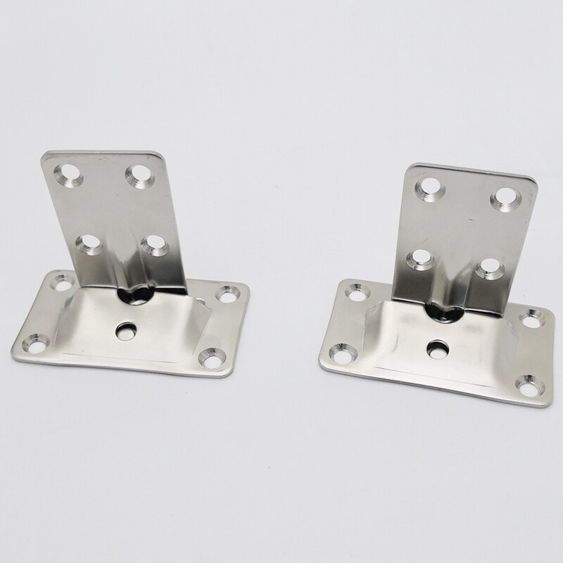 2 Set Marine Grade Roestvrij Stalen Tafel Beugel Set Verwijderbare Meerdere Gebruik Voor Huis Boot Marine Accessoires Hardware
