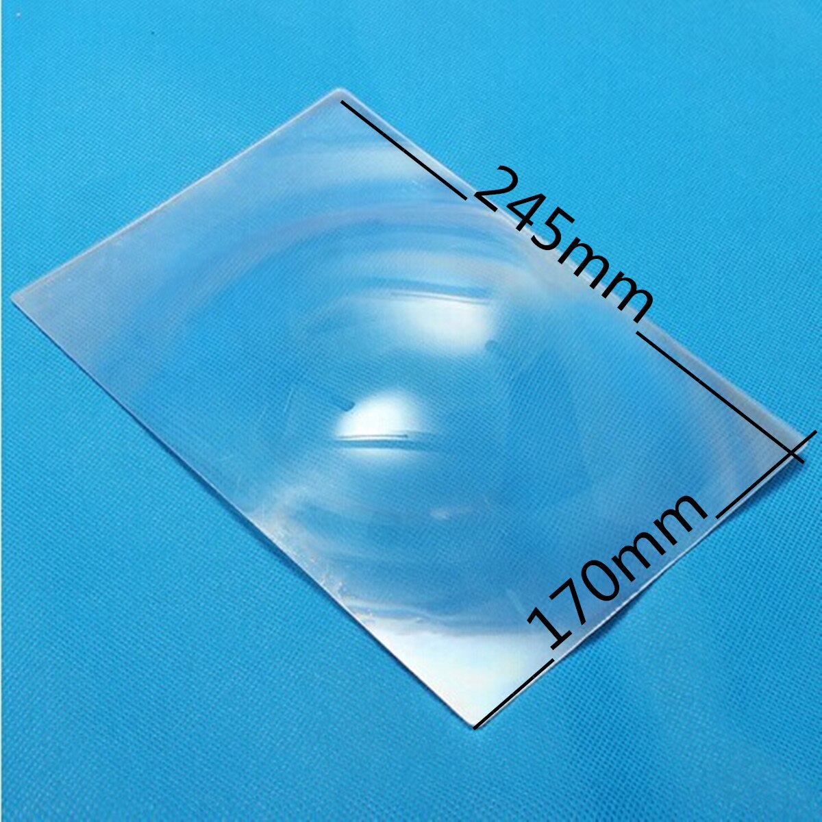 Full Page Magnifying Sheet Fresnel Lens 3X Magnification PVC Magnifier