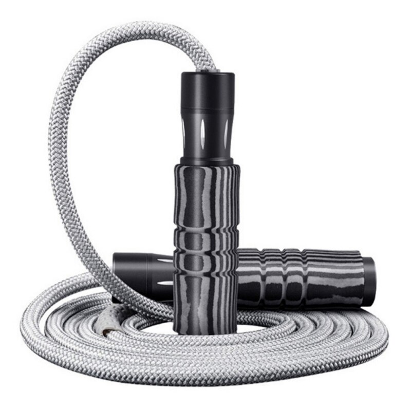 Gevlochten lagers springtouw verstelbaar sport afvallen oefening sportschool fitness snelheid springtouw antislip legering handvat