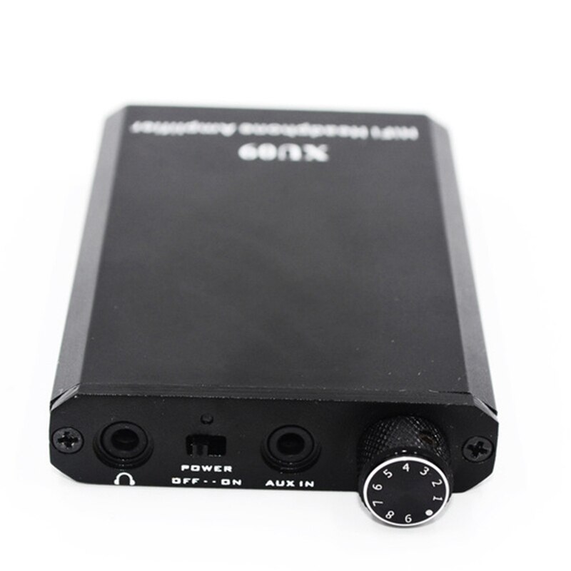 3.5mm Headphone Amplifier Gain Switch Portable HiFi Headphone Amplifier Compatible with Phones Tablets MP4 and Computers
