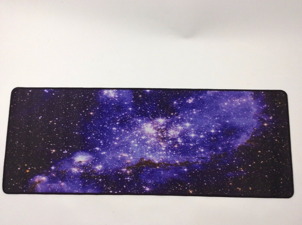 Mairuige Blue Space Large Size Mouse Pad Anti-slip Natural Rubber PC Computer Gaming Mousepad Desk Mat for LOL Cs Go DOTA2
