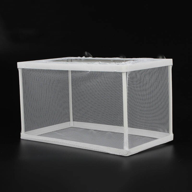 Fish Breeding Aquarium Box Net Isolation Incubator Hatchery Breeder White L Size