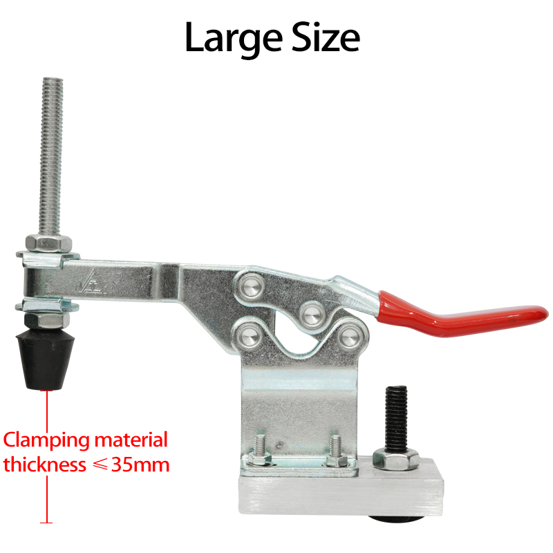 Máquina de grabado CNC, accesorio de abrazadera de placa de prensa rápida Manual de escritorio de madera, abrazadera de bloqueo fijo, alicates, accesorios para herramientas de carpintería: Large Size