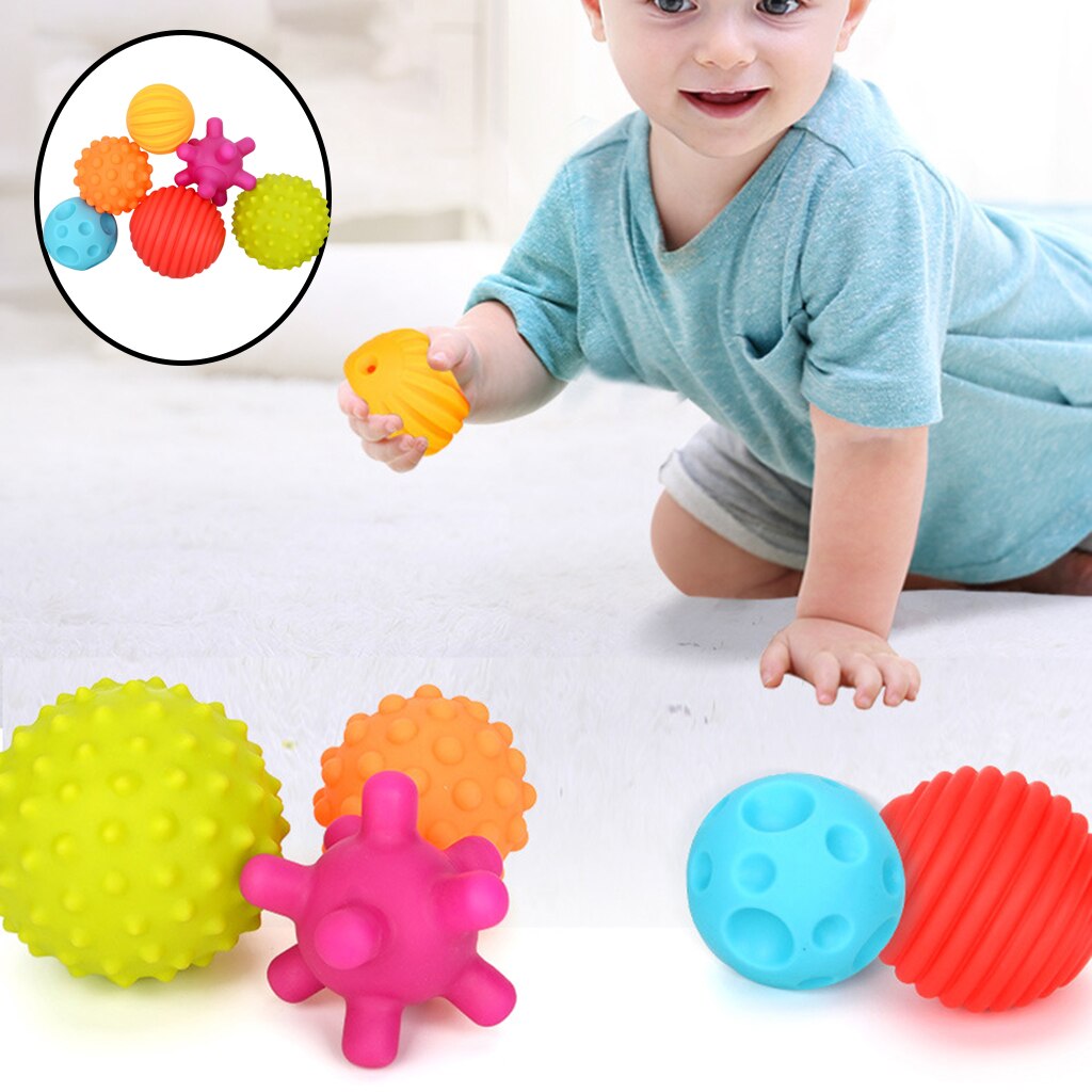 Baby Textured Balls TPU Children Massage Grasping Skills