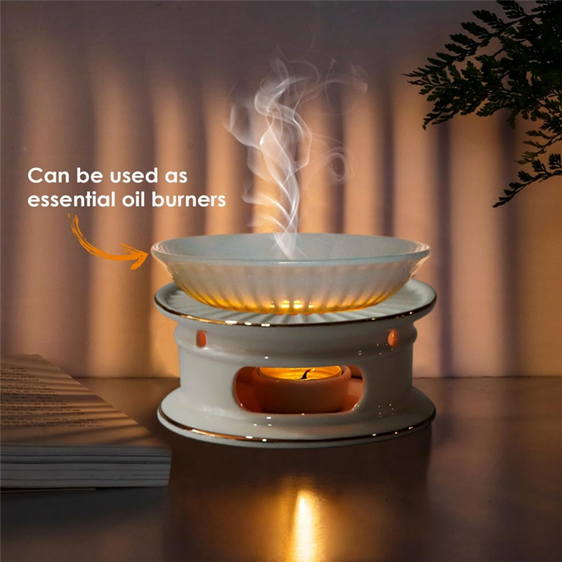 A19F-theepotverwarmer, theeverwarmer met theelichthouder, theepotverwarmer voor het verwarmen van koffie, melk, theelichtverwarmer, te gebruiken