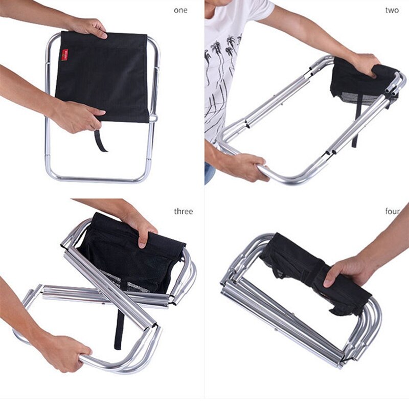 Folding Bench, Outdoor Portable Folding Chair, Camping Chair, Camping Aluminum Alloy Fishing Bench