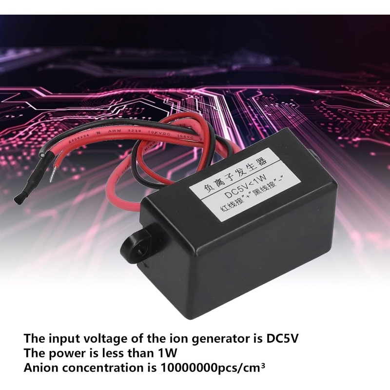 Ionizer Generator Module Anion Air Purifier Ion Generator Mini Negative Ion Generator Air Purifier Ionizer Module DC5V