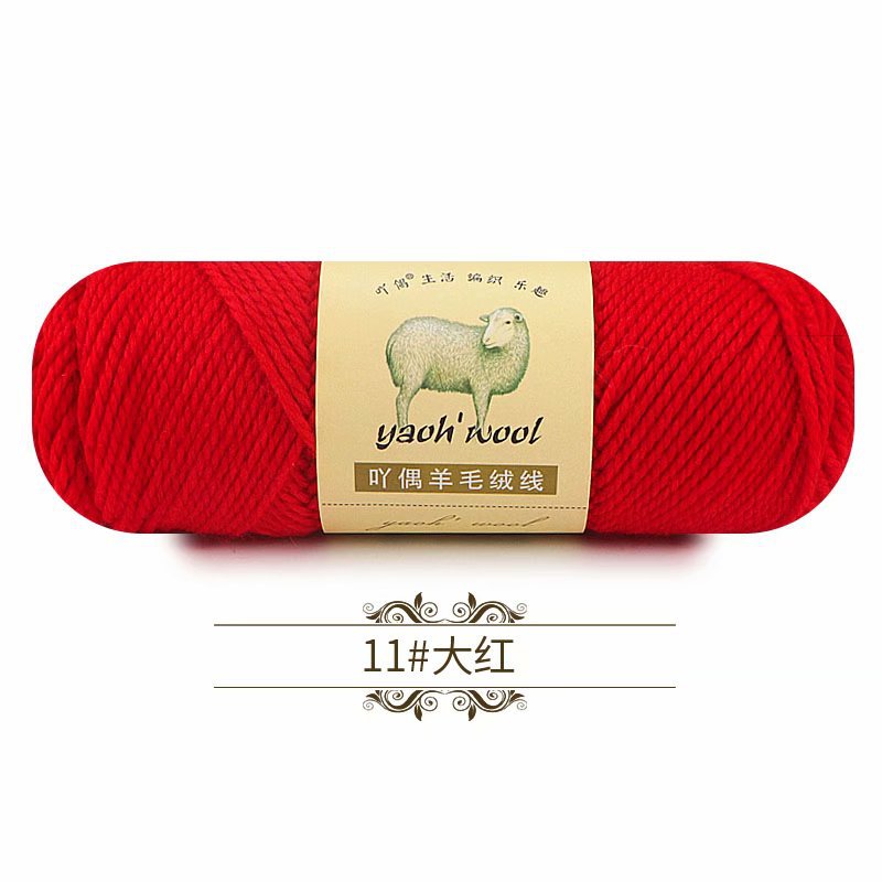 Fio grosso de lã para tricô manual DIY, fio de cashmere, crochê de lã, suéter macio, chapéu, linha cachecol, 100g/rolo