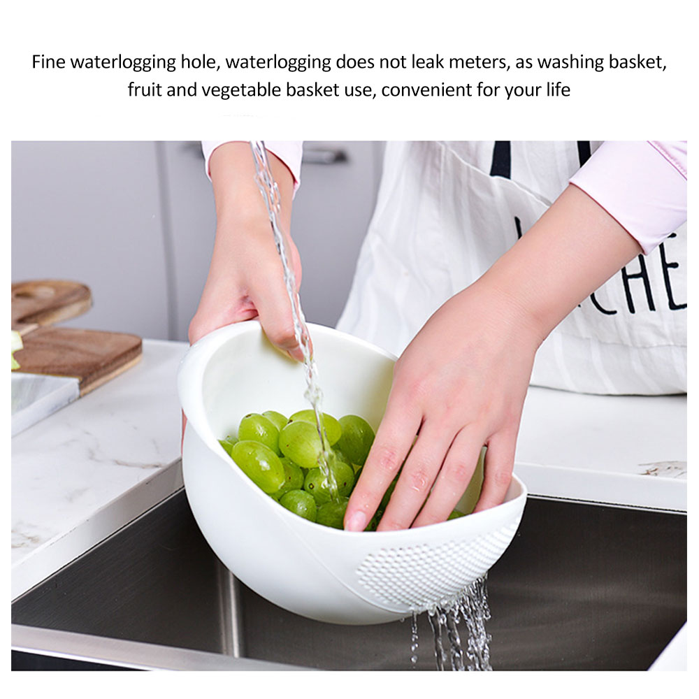 Rice Sieve Plastic Rice Washing Vegetable Strainer Basket Rice Bean Pea Sieve Washing Strainer Kitchen Tools Quinoa Cleaning